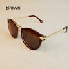 Arrow Style Metal Frame Round Sunglasses