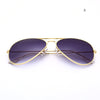 Fashion Gradient Rimless Sunglasses Frog Mirror