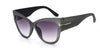 Gradient Points Cat Eye Sun Glasses