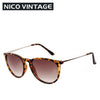 Mirrored Classic Gradient Female Black Sunglasses